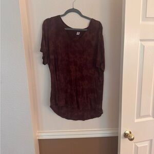 Old Navy Red Short Sleeve Relaxed T-Shirt